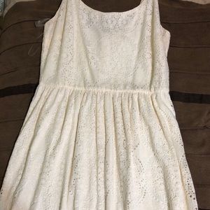 White lace dress